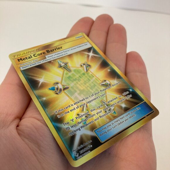 Metal Core Barrier - 232/214 - Pokemon Unbroken Bonds Sun & Moon Secret Card VLP - Picture 9 of 9